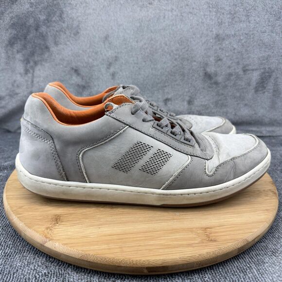 Piloti Shoes Mens Size 10 Gray Leather Low Top Driving Sneakers Casual main image 6